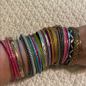 Colorful Bangle Bracelet Set